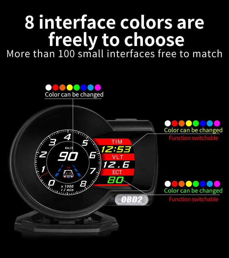 OBD2 สมาร์ทเกจ Smart gauge Display Meter รุ่น F8 รับประกัน 1 ปี 14 1a53c0b66904b8c3a40c4de33a67b48a
