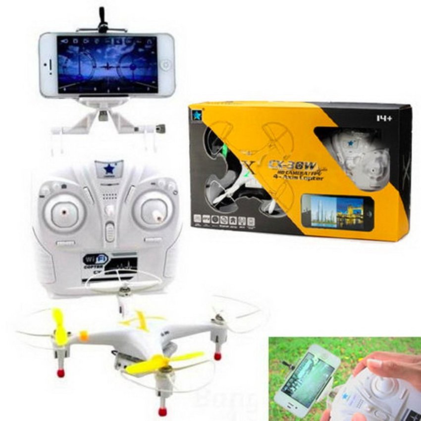 ดูภาพ Astro FPV / Wi-Fi IOS-Android โดรนติดกล้อง FPV รุ่น CX30W ( White ) เพิ่มเติม Astro FPV / Wi-Fi IOS-Android โดรนติดกล้อง FPV รุ่น CX30W ( White )