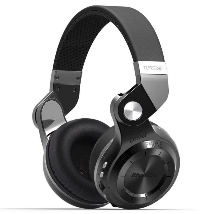 ดูภาพ Bluedio T2+ Stereo Wireless Bluetooth 4.1 with Micro SD Slot (Black) - intl เพิ่มเติม Bluedio T2+ Stereo Wireless Bluetooth 4.1 with Micro SD Slot (Black) - intl