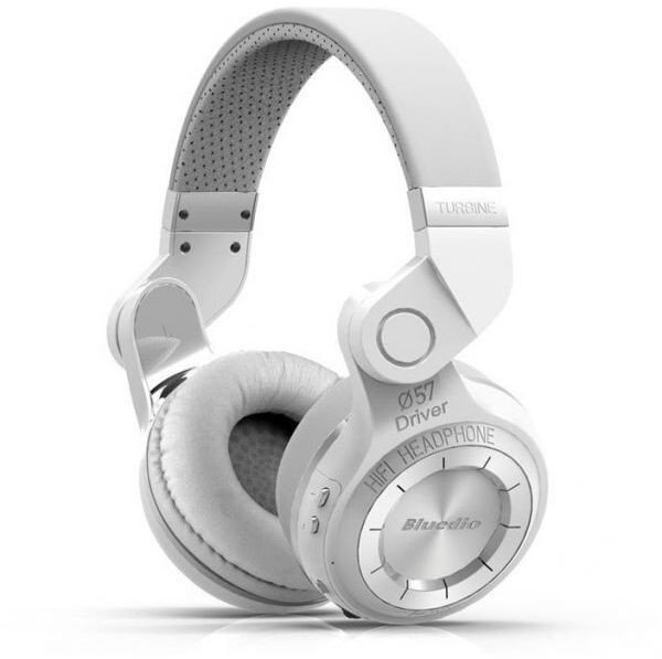 ดูภาพ Bluedio T2 Turbine Foldable Wireless Bluetooth 4.1 Stereo Headset (White) - intl เพิ่มเติม Bluedio T2 Turbine Foldable Wireless Bluetooth 4.1 Stereo Headset (White) - intl