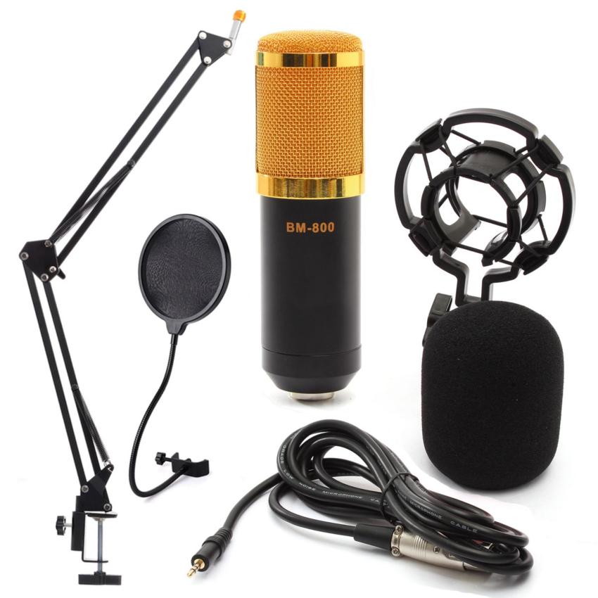 BM-800 Premium Microphone Condensor ไมค์โครโฟนอัดเสียง ครบชุด BM-800 Premium Microphone Condensor ไมค์โครโฟนอัดเสียง ครบชุด