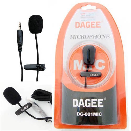 DAGEE ไมโครโฟน แบบหนีบ รุ่น DG-001 (Black)