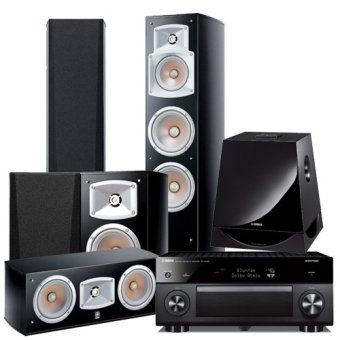 Yamaha Home Theater set รุ่น RX-A3050 (Black) + NS-F700 NS-F700 NS-C700 NS-SW700 (Black) image