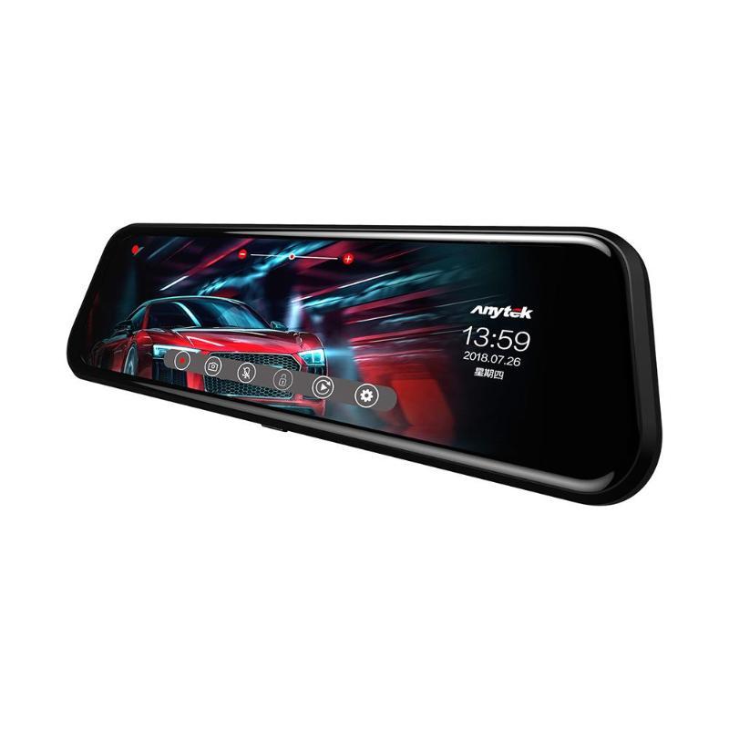 Anytek T12 กล้องติดรถยนต์ ติดกระจก หน้าจอสัมผัส 9.66 นิ้ว คมชัดกลางวัน กลางคืน พร้อมกล้องหลัง 12 28404d22e23f483bc2ecbc1d31bbc3e4