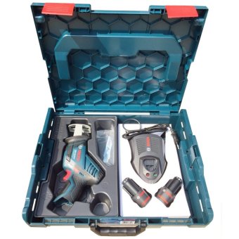 BOSCH เลื่อยชักไร้สาย 10.8V รุ่น GSA10,8V-LI(แบต2ก้อนในกล่อง L-BOXX) (สีน้ำเงิน) BOSCH เลื่อยชักไร้สาย 10.8V รุ่น GSA10,8V-LI(แบต2ก้อนในกล่อง L-BOXX) (สีน้ำเงิน)
