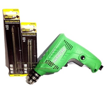 Hitachi สว่านไฟฟ้า2หุน รุ่นD6VA + SURE TORQ ดอกไขควง Impact 110มม/2ดอก,150มม/1ดอก Hitachi สว่านไฟฟ้า2หุน รุ่นD6VA + SURE TORQ ดอกไขควง Impact 110มม/2ดอก,150มม/1ดอก