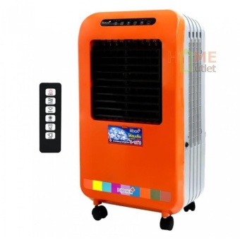 KOOL+ พัดลมไอเย็น ขนาด 30 ลิตร 100 วัตต์ สีส้ม รุ่น AC-901.OR KOOL+ พัดลมไอเย็น ขนาด 30 ลิตร 100 วัตต์ สีส้ม รุ่น AC-901.OR