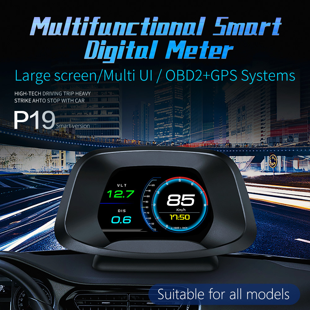 เกจวัด OBD2 รุ่น P19 รุ่นใหม่ล่าสุด ปี 2020 OBD2 + GPS ใช้ได้ทั้งรถที่มีช่อง OBD2 และไม่มี สินค้าของแท้ 6 3d56051a8cf47e12d2bf494a7ca21633
