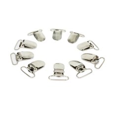 10pcs Metal Suspender Pacifier Holder Craft Mitten Clips Silver Tone Ring (Intl) โปรโมชั่น 10pcs Metal Suspender Pacifier Holder Craft Mitten Clips Silver Tone Ring (Intl) ส่งฟรี