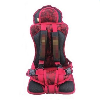 Sunone คาร์ซีทแบบพกพา (Child Car Seat) ที่นั่งในรถสำหรับเด็ก (สีแดง) image