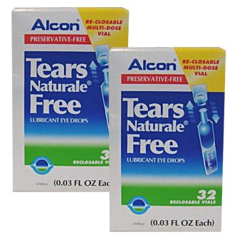 ALCON Tears Naturale Freeน้ำตาเทียม ไม่มีสารกันบูด0.03 FL.OZ (0.8 ml) 2กล่อง