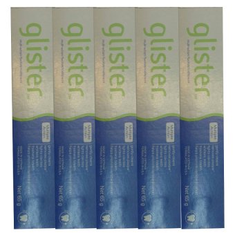 Amway GLISTER Multi-Action Fluoride Toothpaste ยาสีฟันกลิสเทอร์ มัลติ-แอ็คชั่น ฟลูออไรด์ (65g) (5 กล่อง)