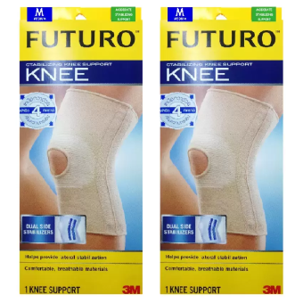 Futuro Stabilizing Knee Size Mอุปกรณ์พยุงเข่า เสริมแกน ไซส์Mรุ่น46164 (2อัน)