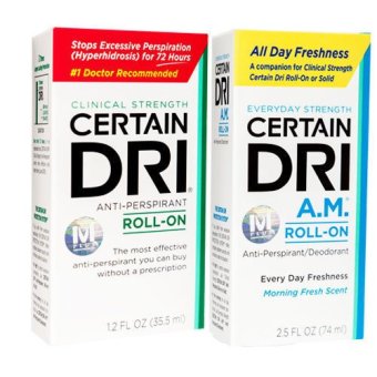 Certain Dri โรลออนระงับเหงื่อและกลิ่นกาย แพ็คคู่ (PMRAMR)