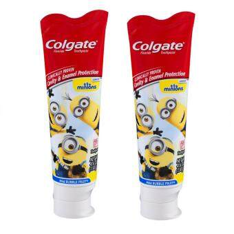 Colgate Minions Fluoride Toothpaste Mild Bubble Fruit, 4.6 OZ = 2 ชิ้น