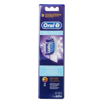 Braun Oral-B SR32-2 Pulsonic Replacement Toothbrush Heads 1Pack(2PCS)