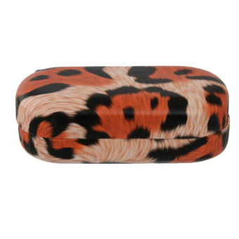 BolehDeals BolehDeals Fashion Leopard Pattern Contact Lens Storage Box Case Holder - Yellow - intl