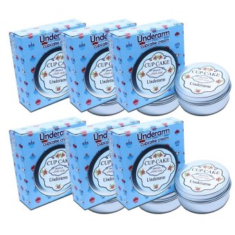 Little baby Underarm Cupcake Cream ครีมรักแร้ขาว 50 g. 6 กระปุก
