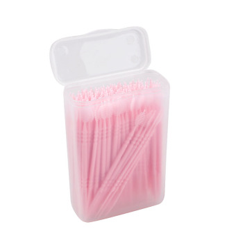 150ชิ้น 2 ทางทันตกรรมช่องปากแปรงฟันเริ่มเอา Interdental กับเคสแบบพกพา