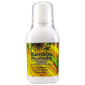 Bamboo mouthwash Plus น้ำยาบ้วนปาก แบมบูเม้าท์วอช พลัส หมดปัญหากลิ่นปาก คราบพลัค หินปูน 1 ขวด (300 ml./ขวด)