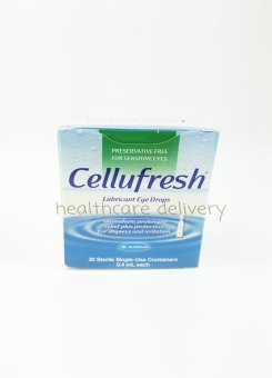 Cellufreshน้ำตาเทียม ไม่มีสารกันบูด0.4ML 4กล่อง