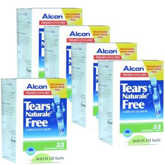 ALCON Tears Naturale Freeน้ำตาเทียม ไม่มีสารกันบูด0.03 FL.OZ (0.8 ml) 5กล่อง