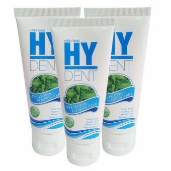 HY DENTยาสีฟันไฮเด็นท์ ระงับกลิ่นปาก3หลอด(80 g./หลอด)