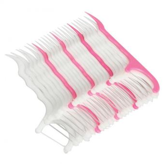 Cocotina 250pcs Dental Floss Flosser Picks Teeth Toothpicks Stick Oral Care Tooth Clean