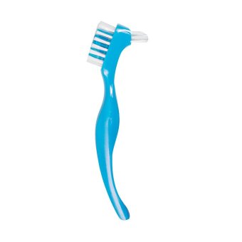 Denture Dedicated Brush Toothbrush Dual Brush Heads Gum Cleaner