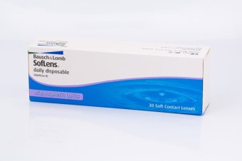 Bausch & Lomb คอนแทคเลนส์ รุ่น Soflens Daily (15 คู่) 4 กล่อง