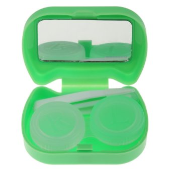 BolehDeals Pocket Contact Lens Case Travel Storage Kit Holder Container Box Green