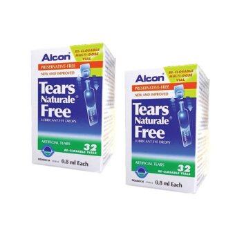 ALCON Tears Naturale Freeน้ำตาเทียม ไม่มีสารกันบูด0.03 FL.OZ (0.8 ml) 2กล่อง