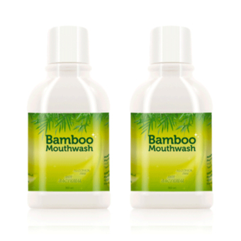 Hybeauty Bamboo Mouthwashน้ำยาบ้วนปาก แบมบู300 ml. (2ขวด)