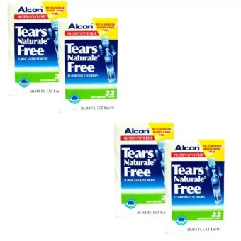 ALCON Tears Naturale Freeน้ำตาเทียม ไม่มีสารกันบูด0.03 FL.OZ (0.8 ml) 4กล่อง