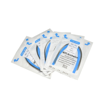 0.018*180mm upper 1 pack/10pcs Dental Orthodontic NITI Super Elastic Round Arch Wires