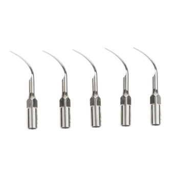 BolehDeals 5 Stainless Steel Dental scaling Scaler Tips G1 For EMS WOODPECKER Headpiece