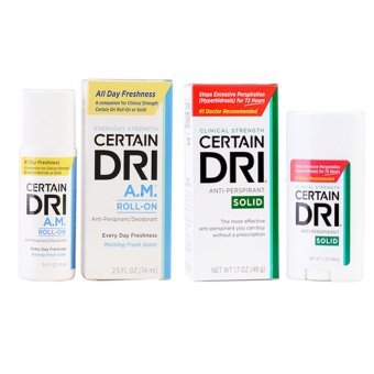 Certain Dri A.M. Roll-On 74 ml +Certain Dri Solid 48 g