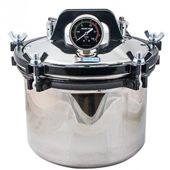 8L Portable Steam Autoclave Sterilizer Dental Equipment 220V
