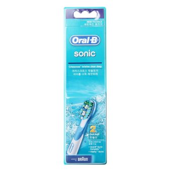 Braun Oral-B SR18-2 Sonic Replacement Toothbrush Heads 1Pack(2PCS)