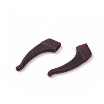 Buytra Glasses Ear Hooks Silicone Grip Anti Slip (Brown)