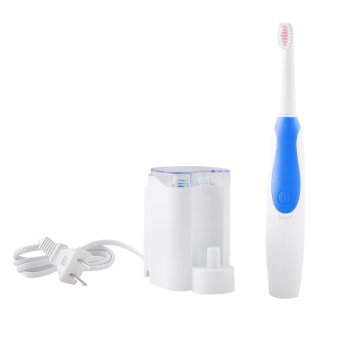 Blue Adult children general inductive charging fur electric toothbrush 4 brush head ultrasonic toothbrush