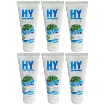 Hy Dent ยาสีฟัน ระงับกลิ่นปาก ไฮเดนท์ 80 กรัม (6 หลอด)