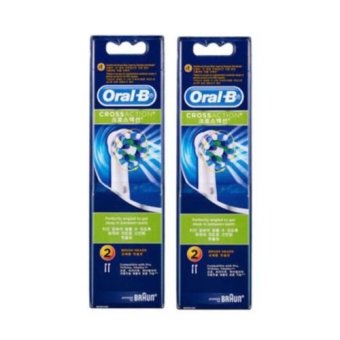 Braun Oral-B EB50-4 Oral-B CrossAction Toothbrush Replacement Brush Heads 2Pack