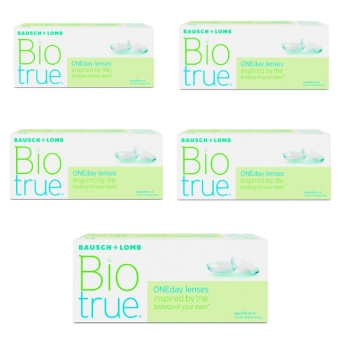 Bausch & Lomb Contact Lenses Biotrue one day (30 Lenses) 5 Boxes