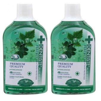 Dentiste' Plus White น้ำยาบ้วนปาก เดนทิสเต้ 700 ml. (2 ขวด)