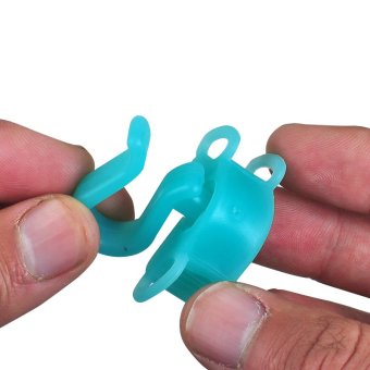 1Set New Dental Silicone Bite Blocks Cheek Retractor 2 Pcs