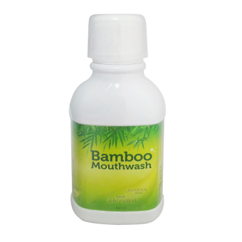 Bamboo mouthwash น้ำยาบ้วนปากบูเม้าท์วอช ขจัดคราบหินปูน ชา กาแฟ 300 ml.