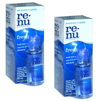Renu Fresh Multi Purpose Solution 355 ml (2ขวด) แถมฟรี ขวดเล็ก 60 ml 2 ชุด