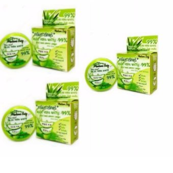 ครีมทารักแร้ Aloe vera white soothing armpit cream 99% 5 กรัม ( 3 กล่อง)