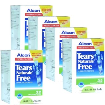 ALCON Tears Naturale Freeน้ำตาเทียม ไม่มีสารกันบูด0.03 FL.OZ (0.8 ml) 5กล่อง